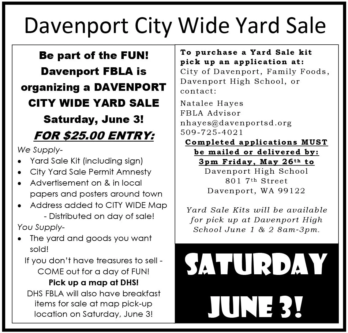 Davenport City Wide Yard Sale
