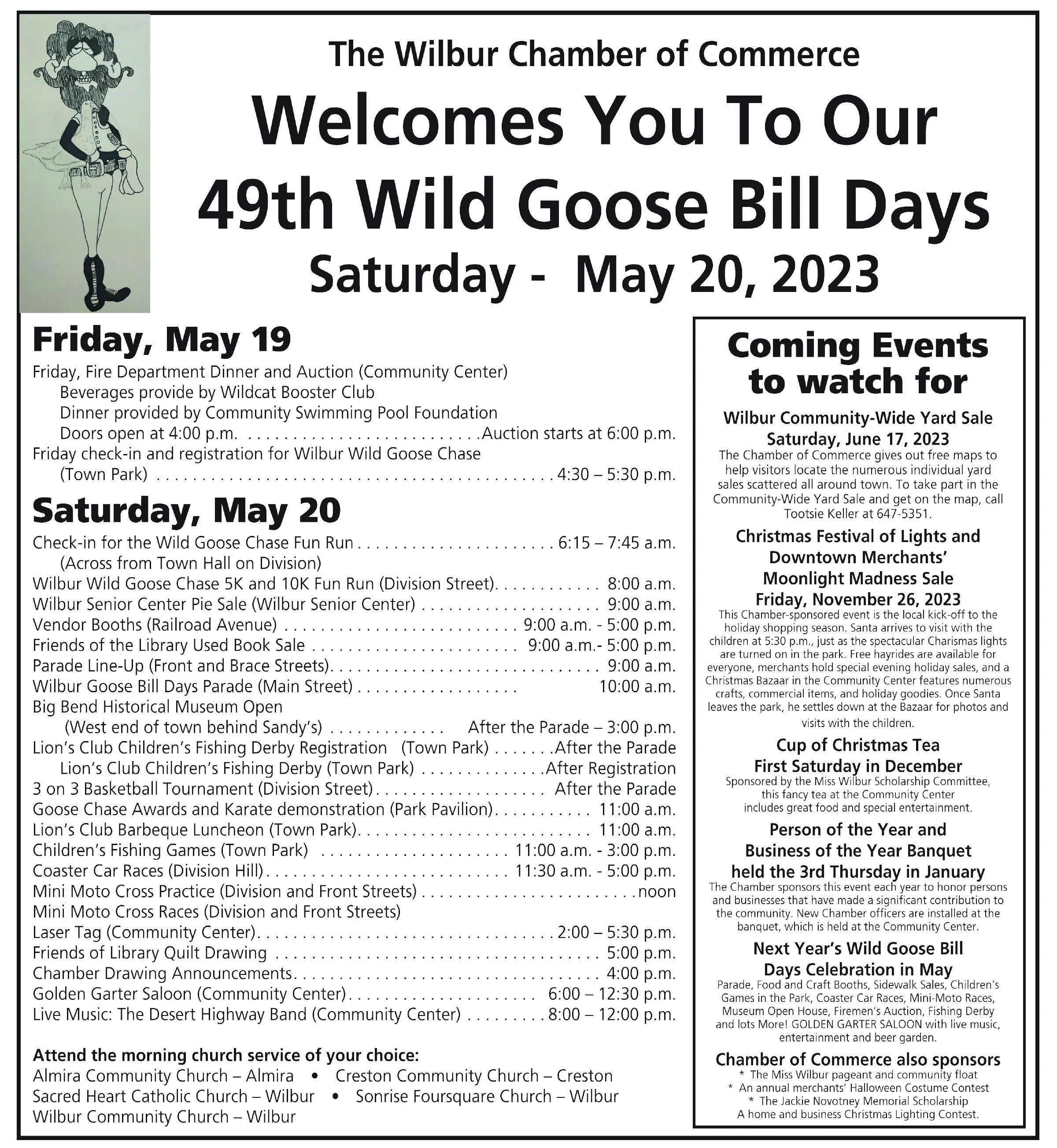 Wild Goose Bill Days