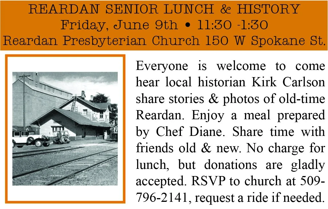 Reardan Senior Lunch & History