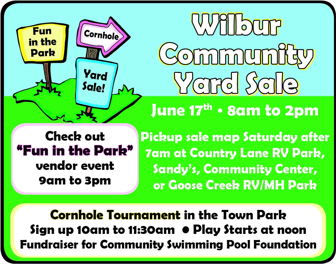 Wilbur Community Yard Sale