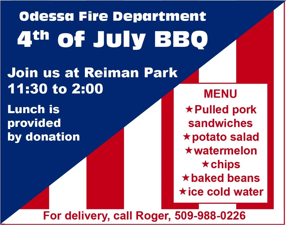 Odessa Fire Department  4th of July BBQ