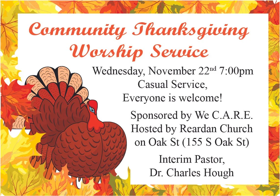 Community Thanksgiving Worship Service