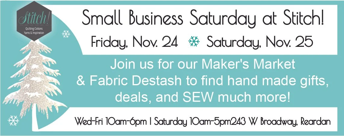 Small Business Saturday at Stitch!