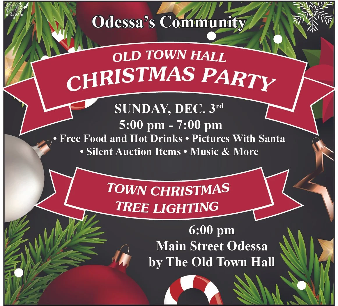Odessa’s Community Old Town Hall Christmas Party and Tree Lighting