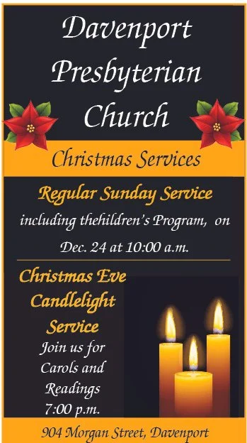 Davenport Presbyterian Candlelight Christmas Eve Service