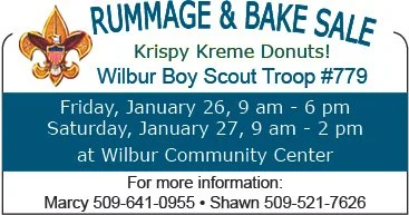 Wilbur Boy Scout Troop #779 Rummage &amp; Bake Sale