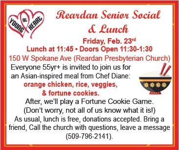 Reardan Senior Social & Lunch