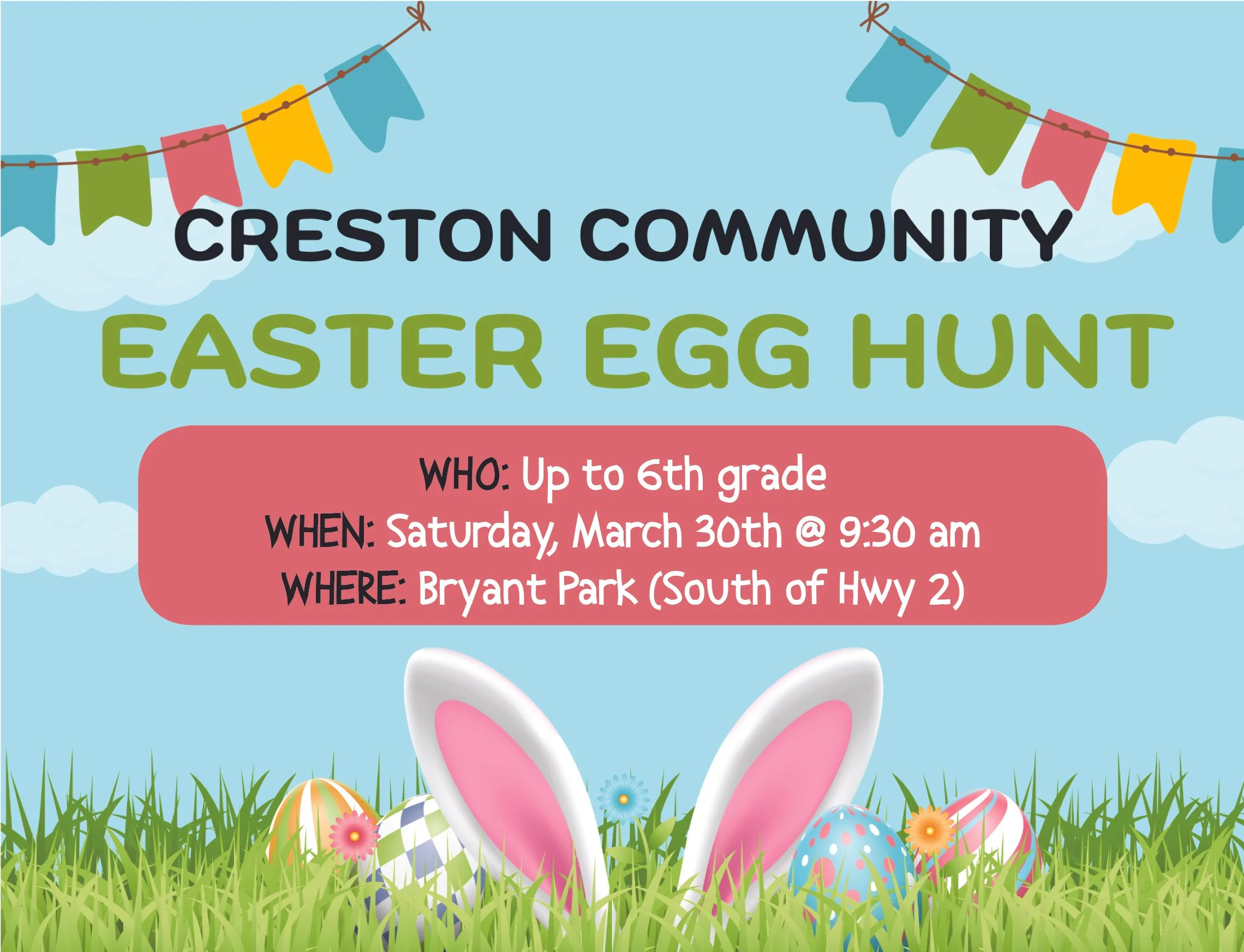 Creston Community Easter Egg Hunt