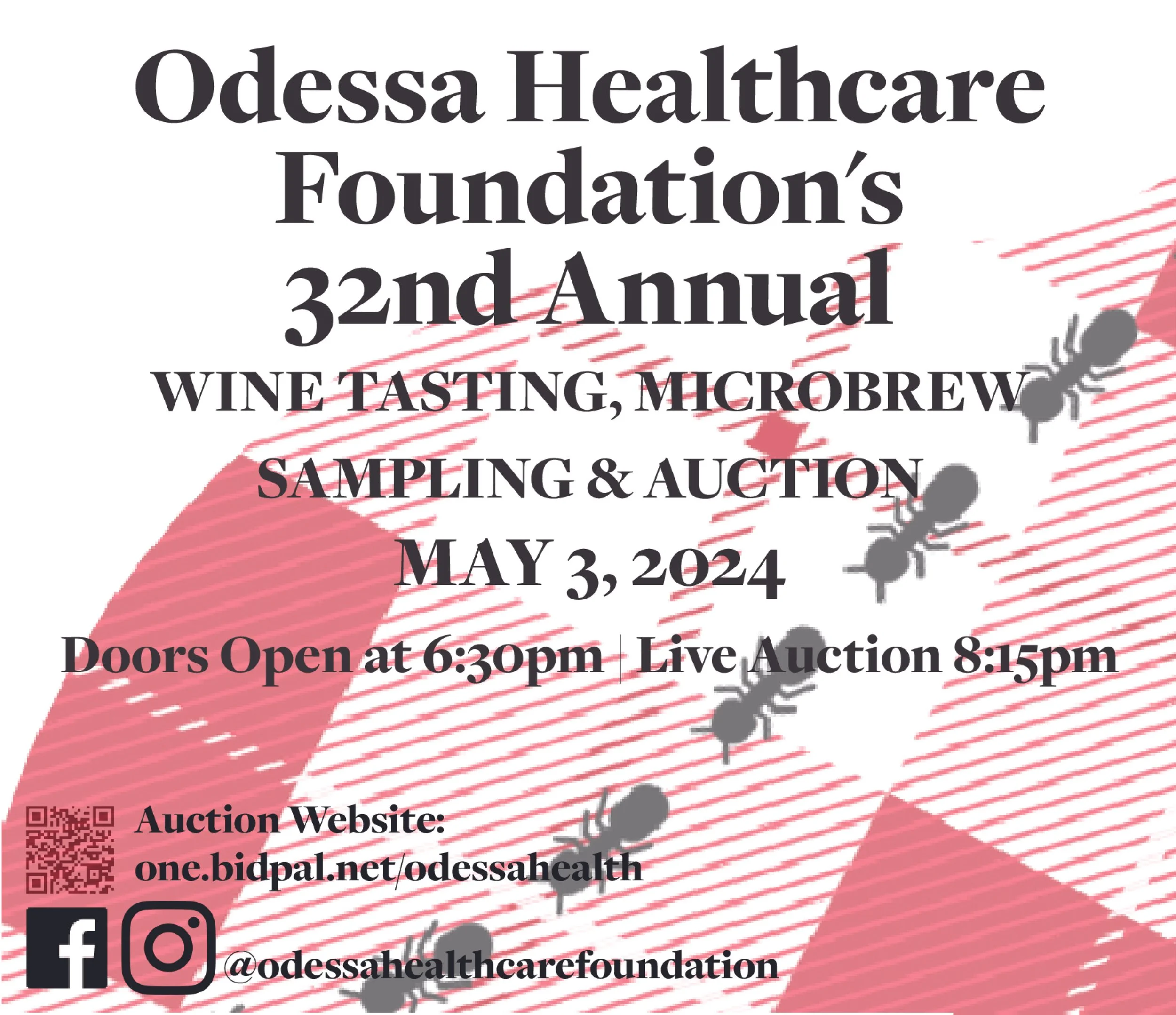Odessa Healthcare Foundation’s 32nd Annual wine tasting, microbrew sampling &amp; Auction