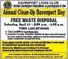 Clean Up Davenport Day