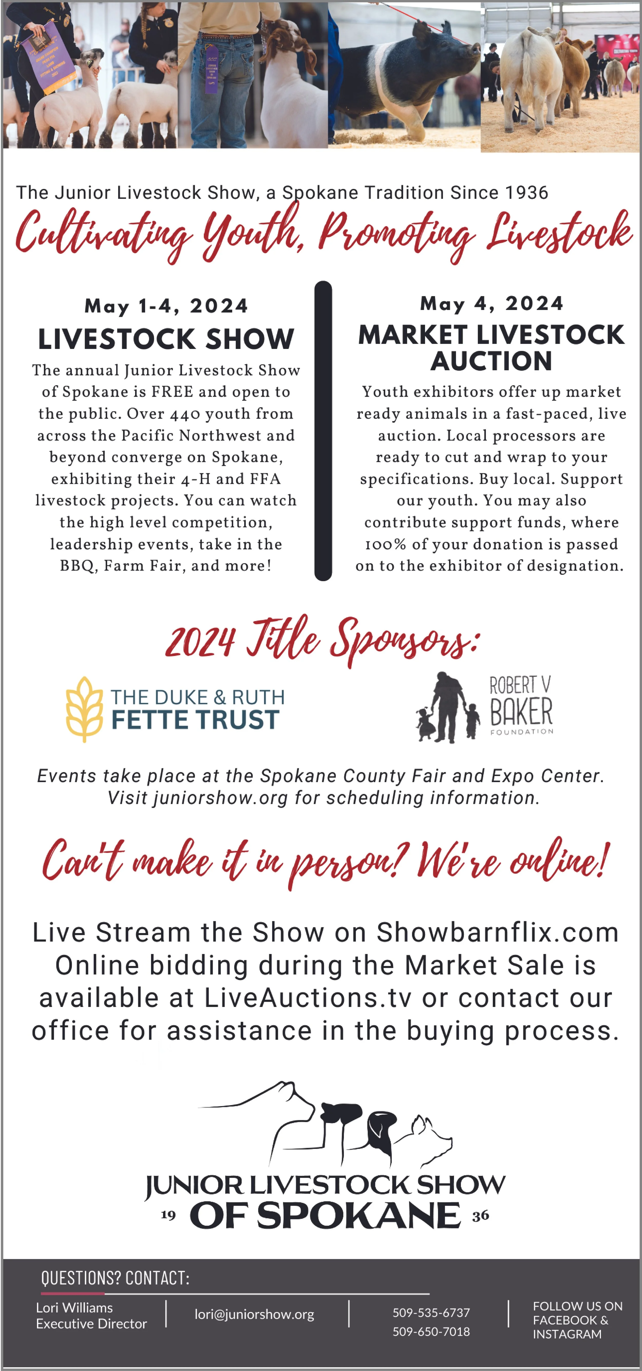 The Junior Livestock Show of Spokane
