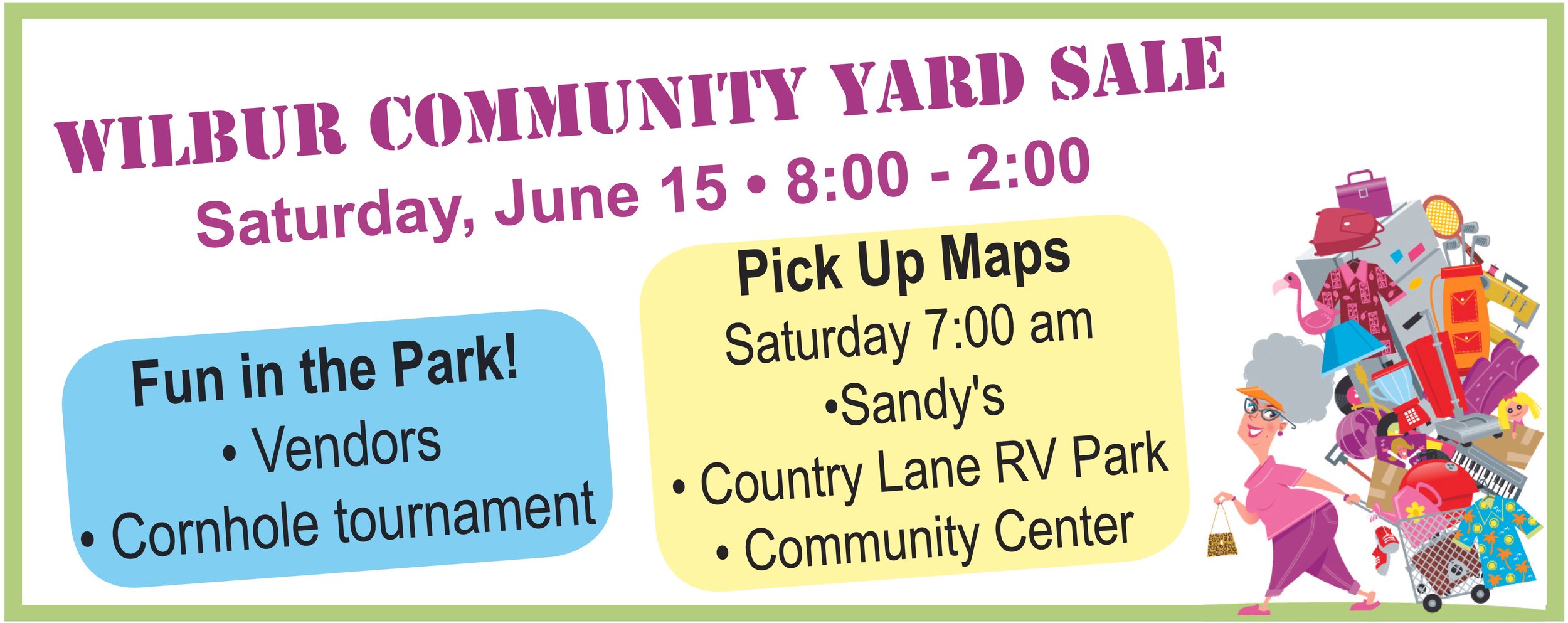 Wilbur Community Yard Sale