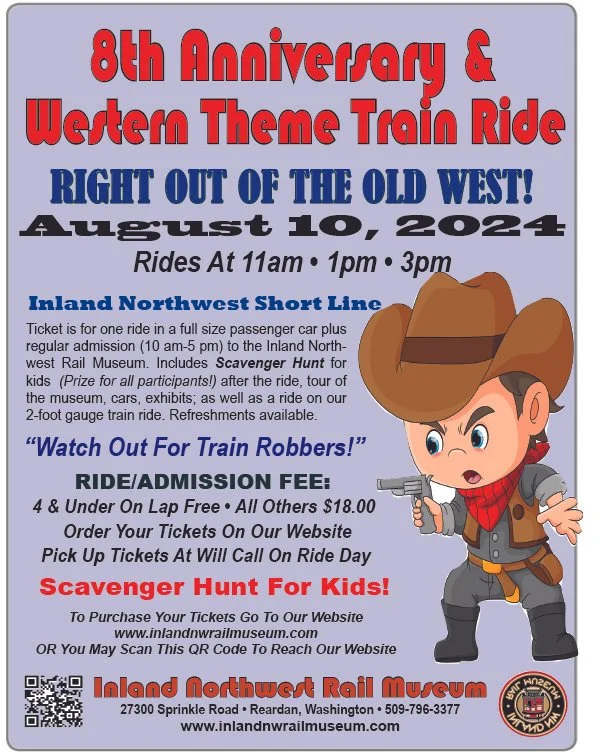8th Anniversary and Western Theme Train Ride