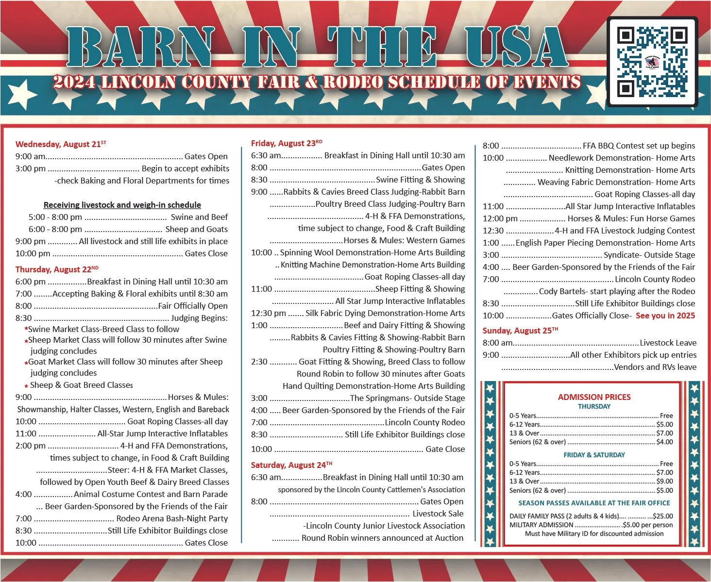 The Lincoln County Fair & Rodeo 2024