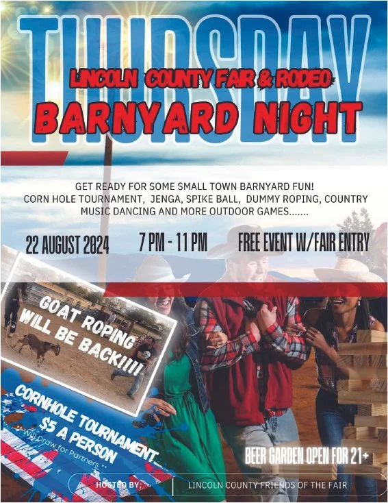 Barnyard Night at the Lincoln County Fair & Rodeo