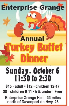 Enterprise Grange Annual Turkey Dinner