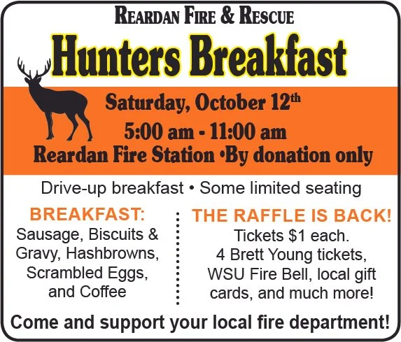 Reardan Fire and Rescue Hunters Breakfast