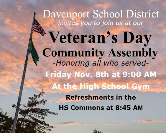 Davenport Veterans Day Community Assembly