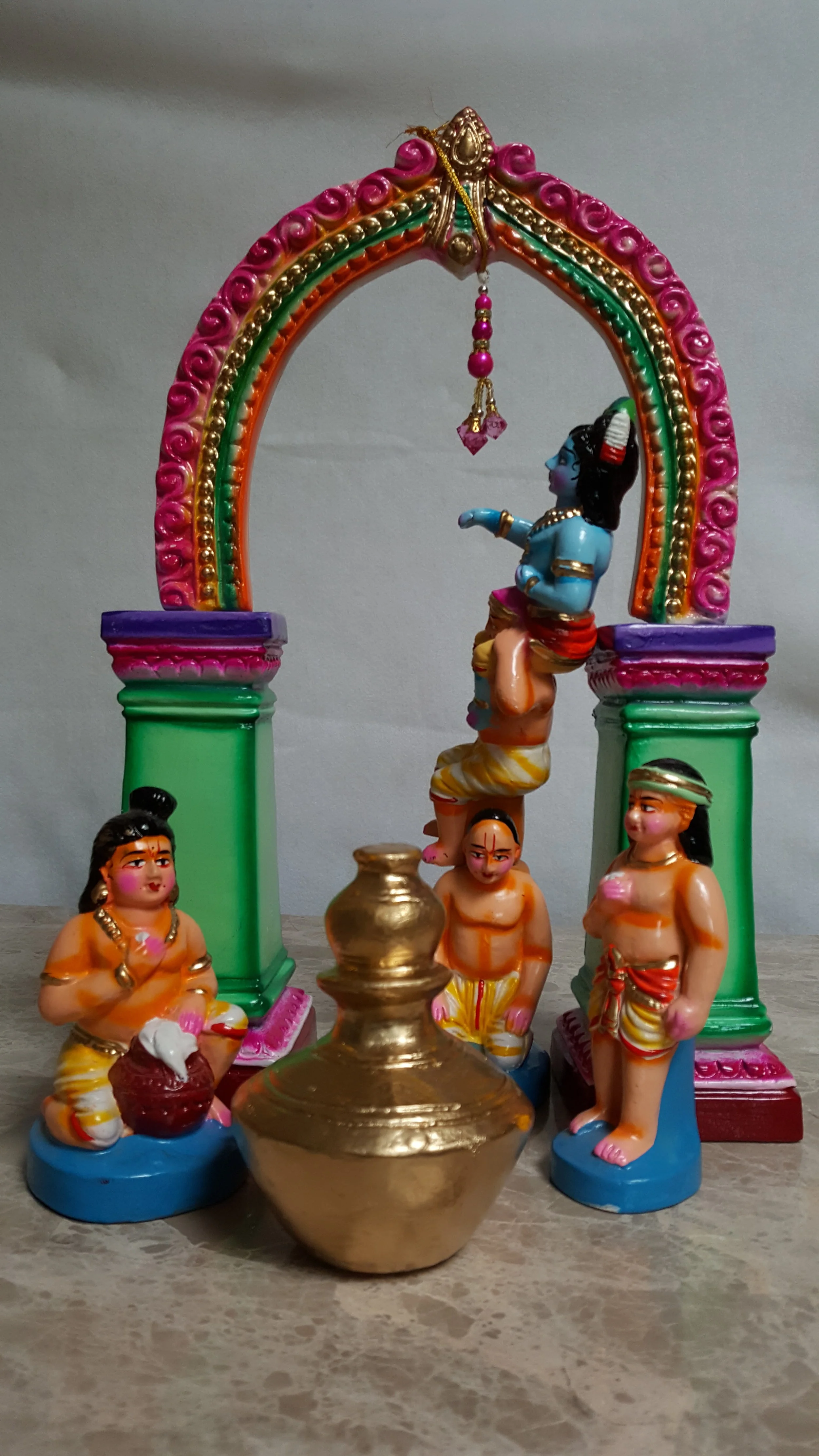 Krishna stealing butter