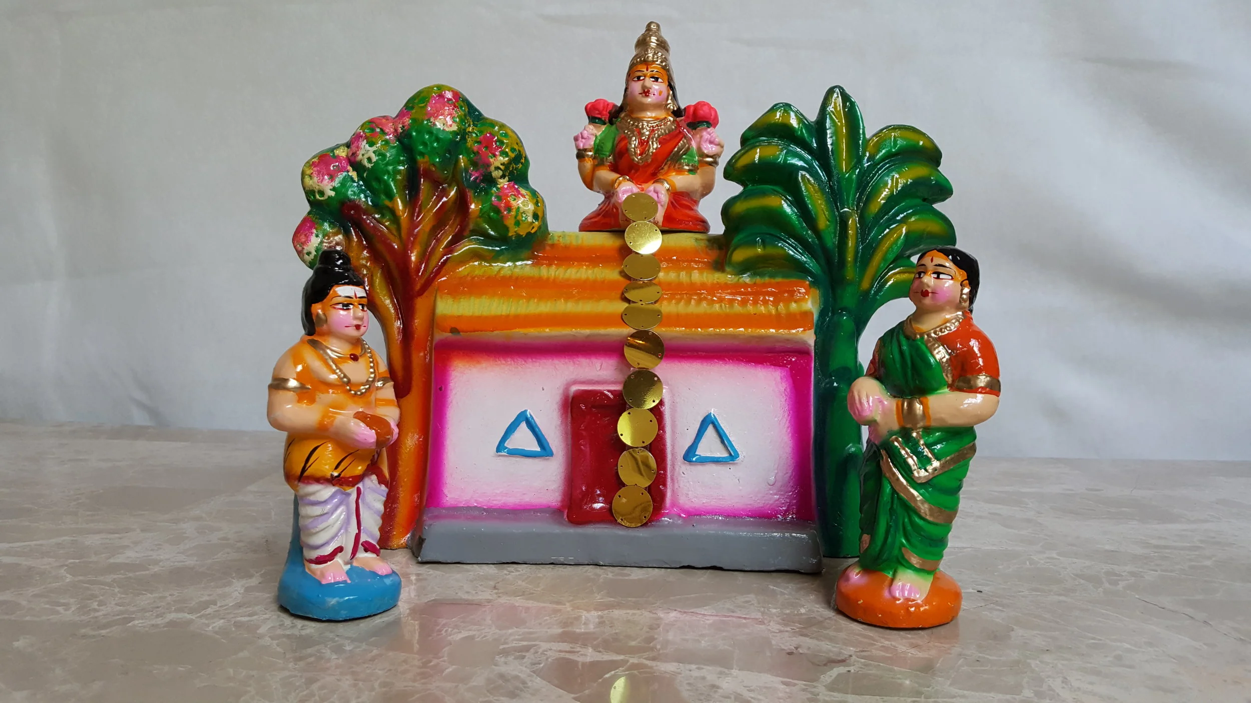 Kanakadhaara set - Clay