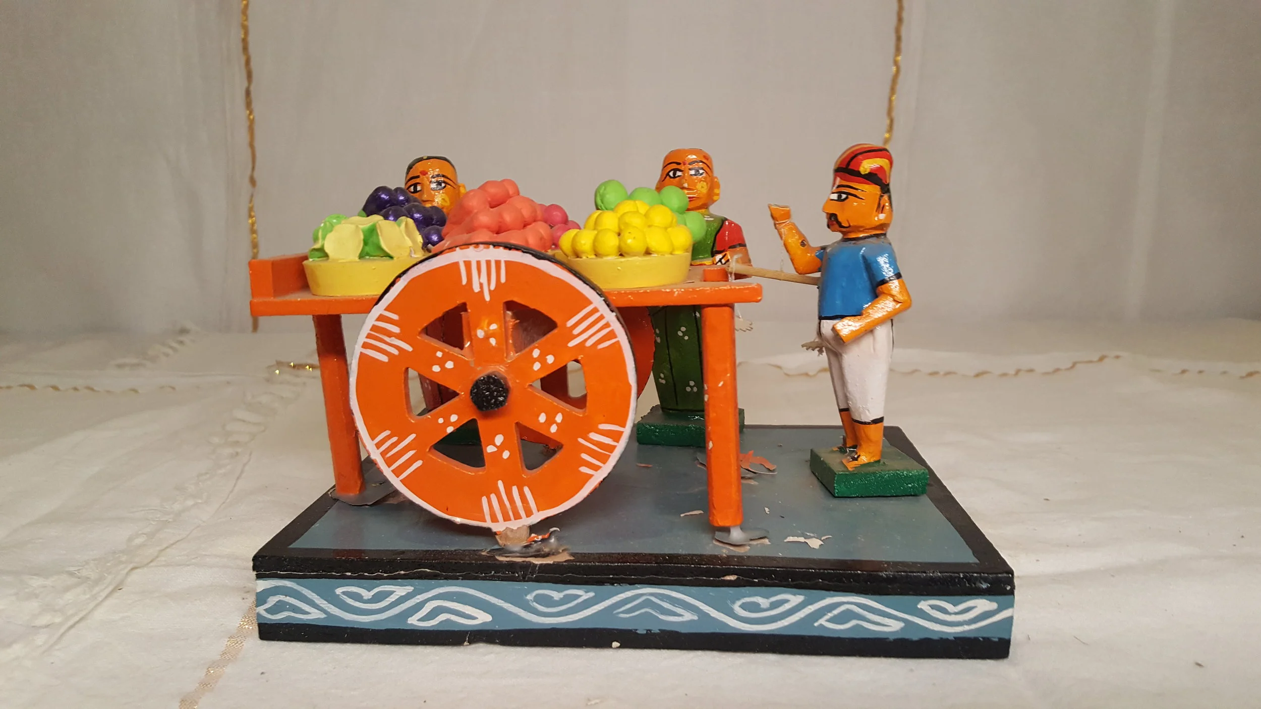 Vegetable vendor cart