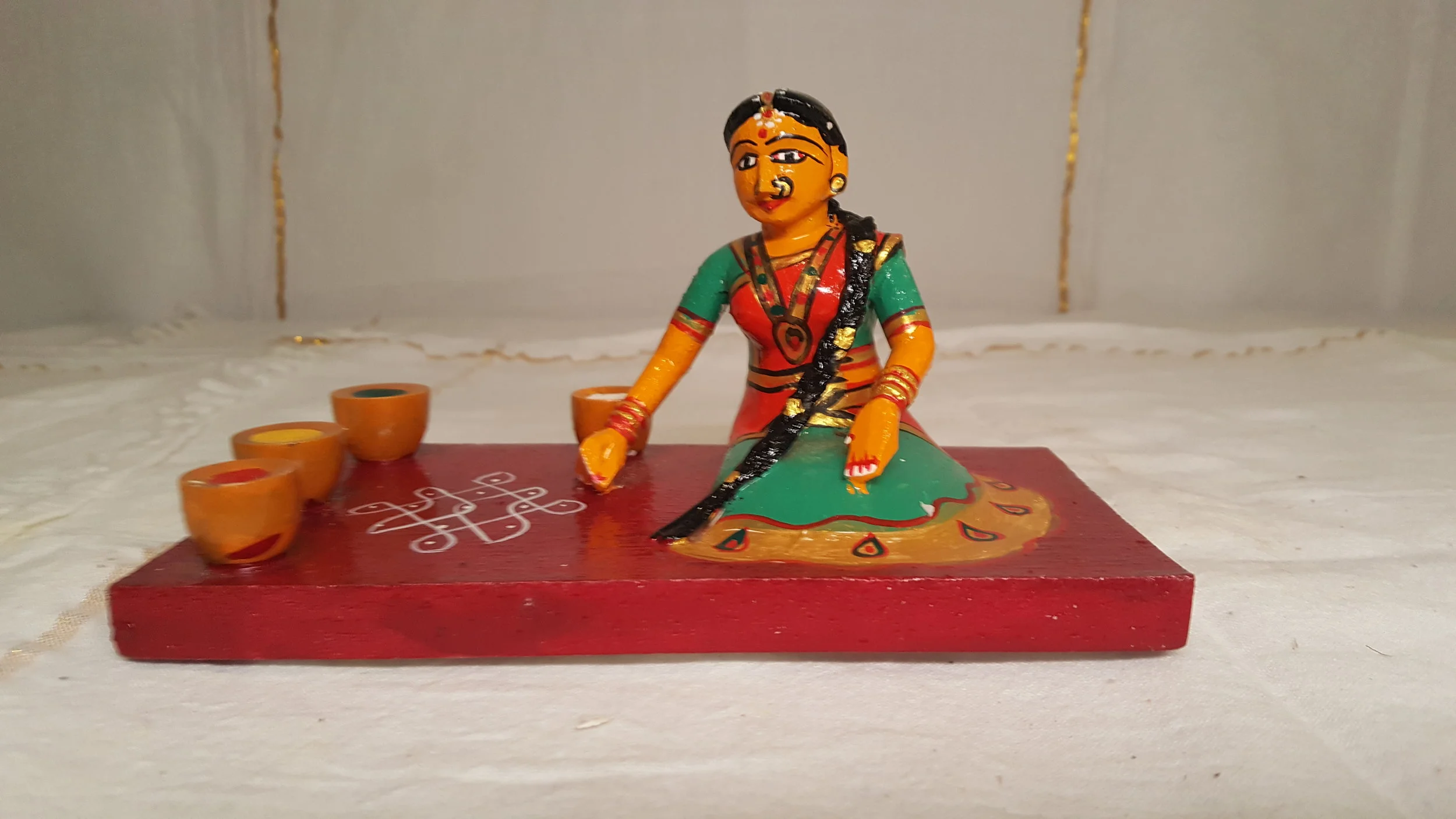 Rangoli lady