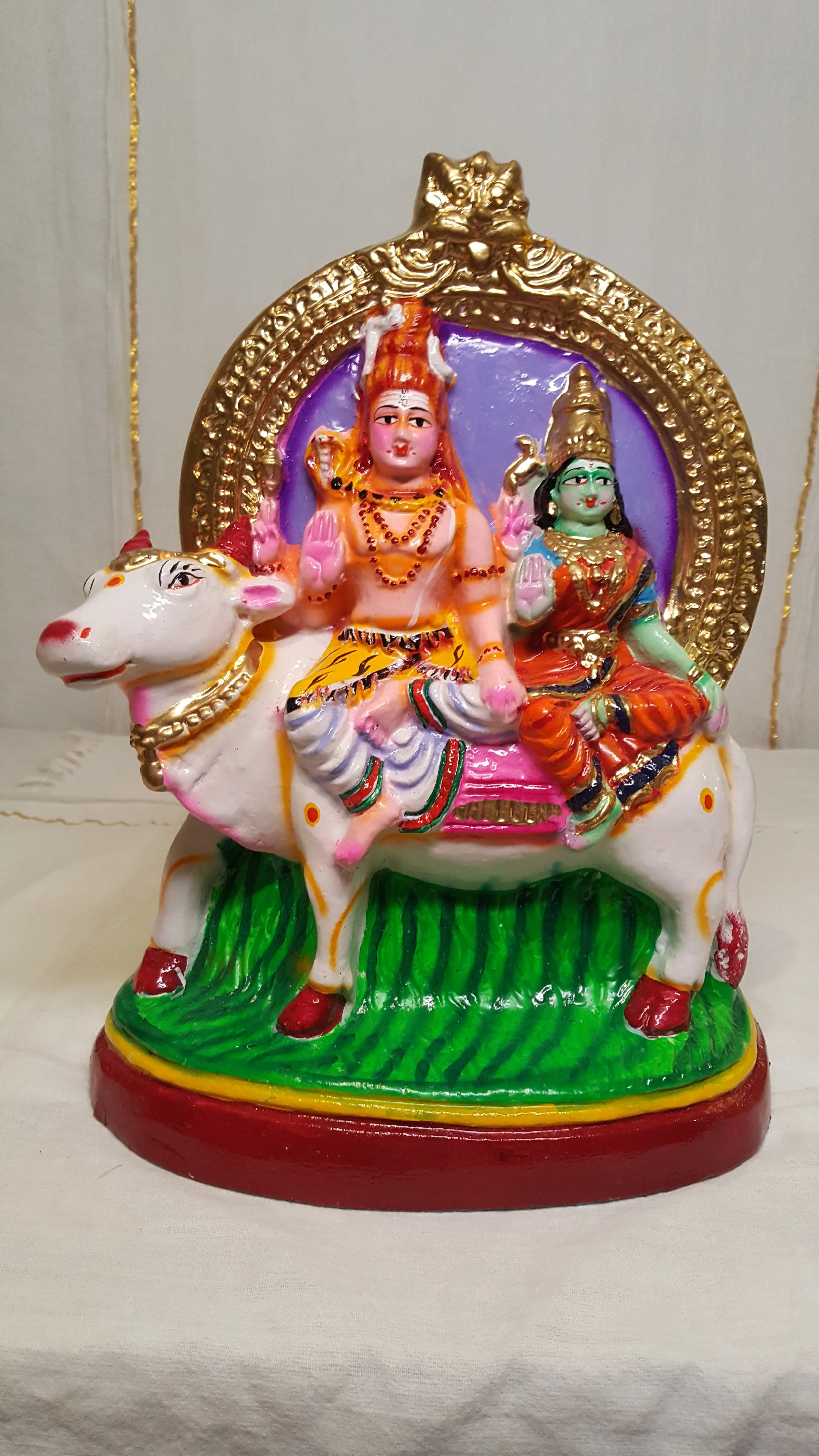 Siva and Parvati on Nandi