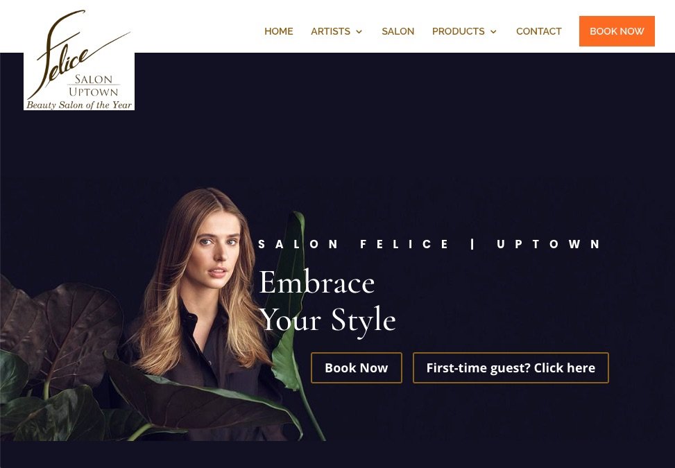 Salon Felice website