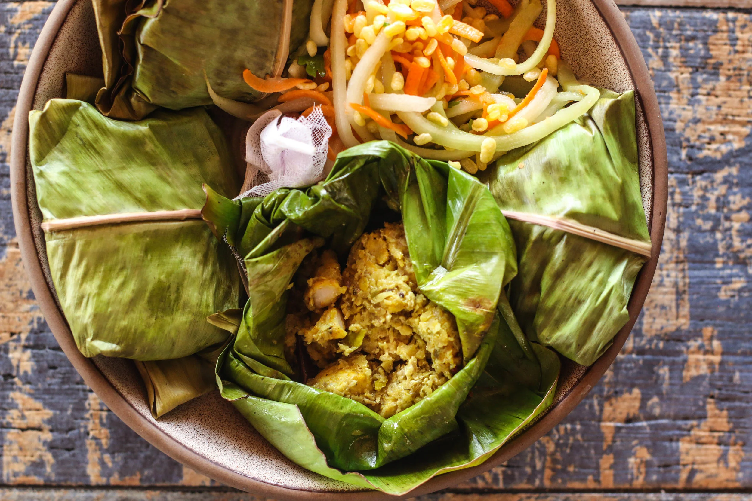 Unwrap the many layers of this gorgeous fish dish.