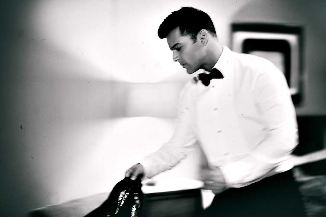 Ricky Martin in a suit