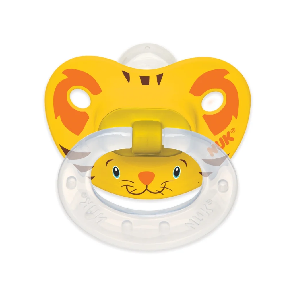  NUK® Animal Faces Orthodontic Pacifier - Tiger 