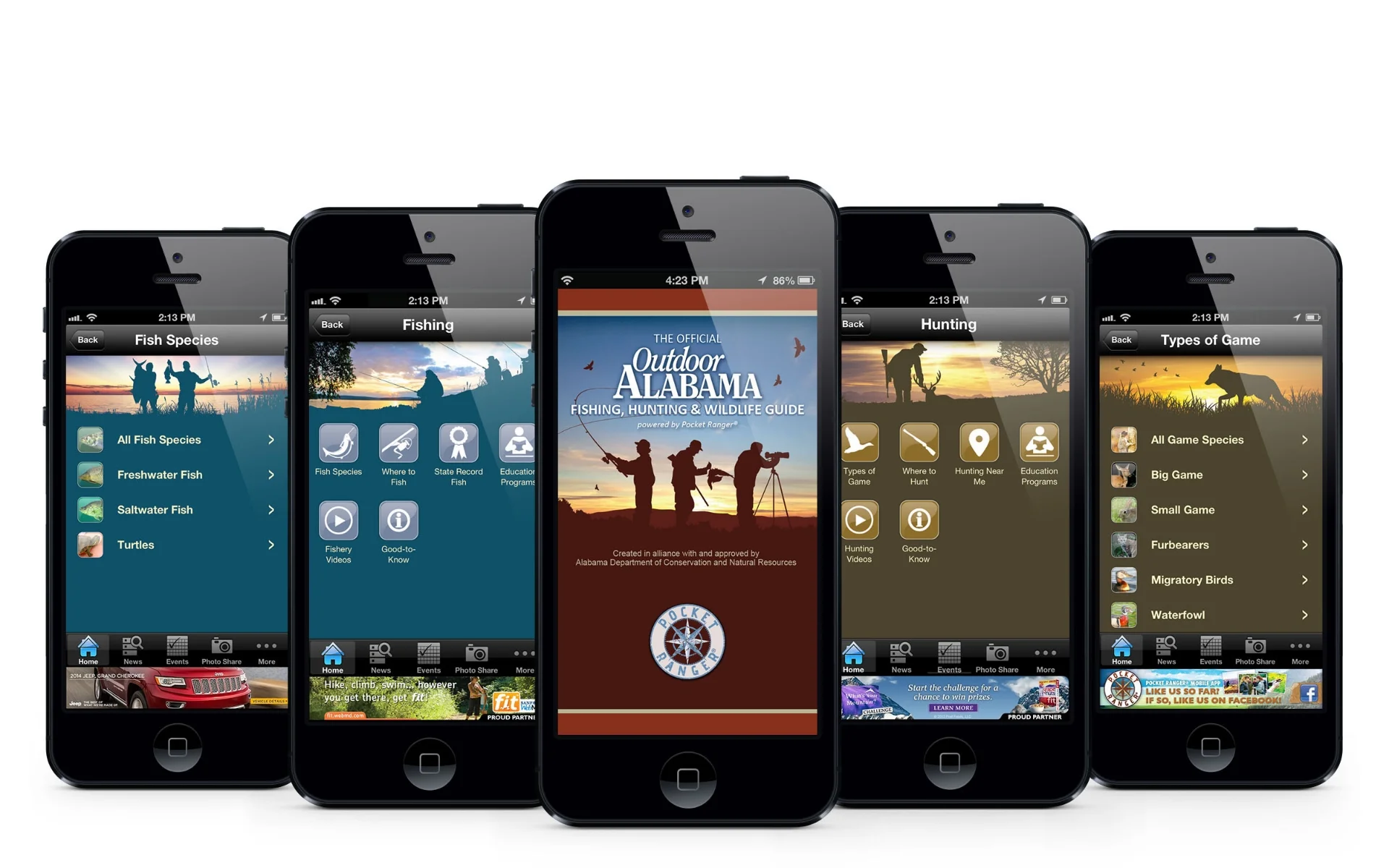  Outdoor Alabama Fish &amp; Wildlife Guide App 
