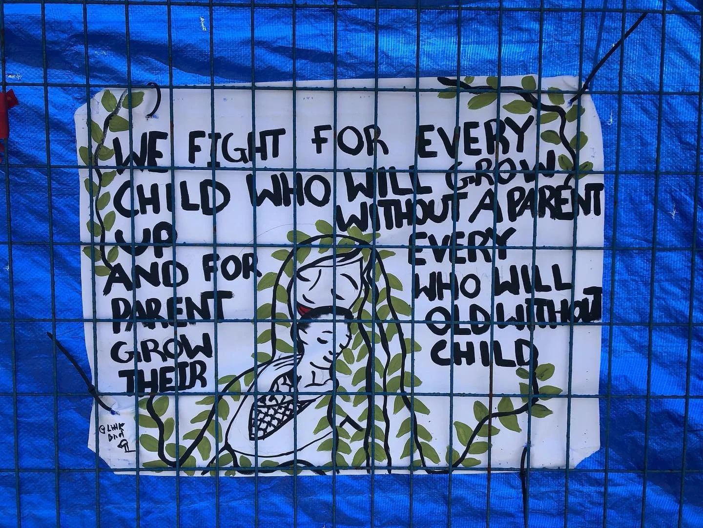 more signs at the @occupyuoft divestment encampment - all power to the People&rsquo;s Circle! Solidarity for #palestine! #littlegaza #gaza #freepalestine