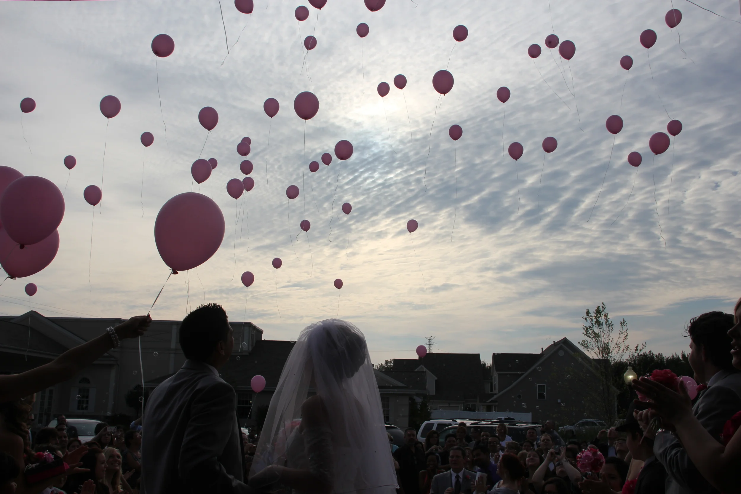 Bubbles, balloons, bird seed or doves Whatever you wish!