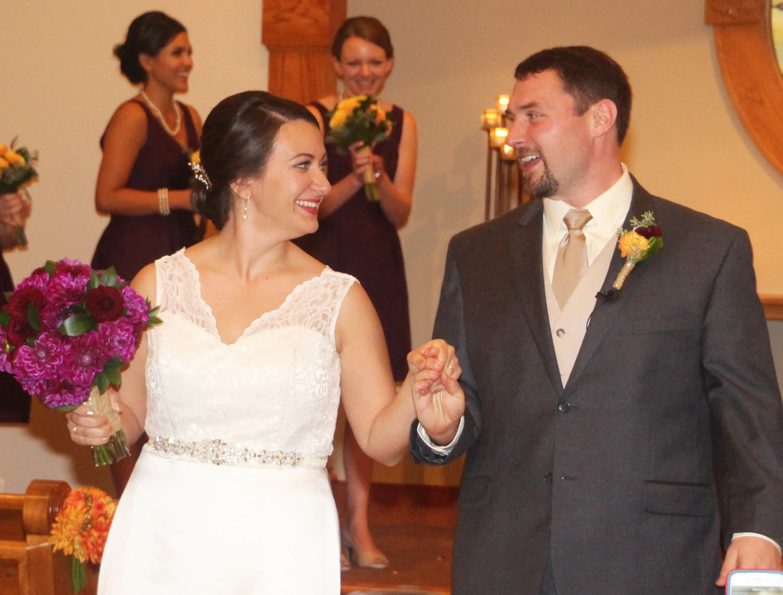 Brad and Michele wrote their own vows and they were some of the sweetest words that I have heard in a wedding ceremony, very deep and truly heartfelt.