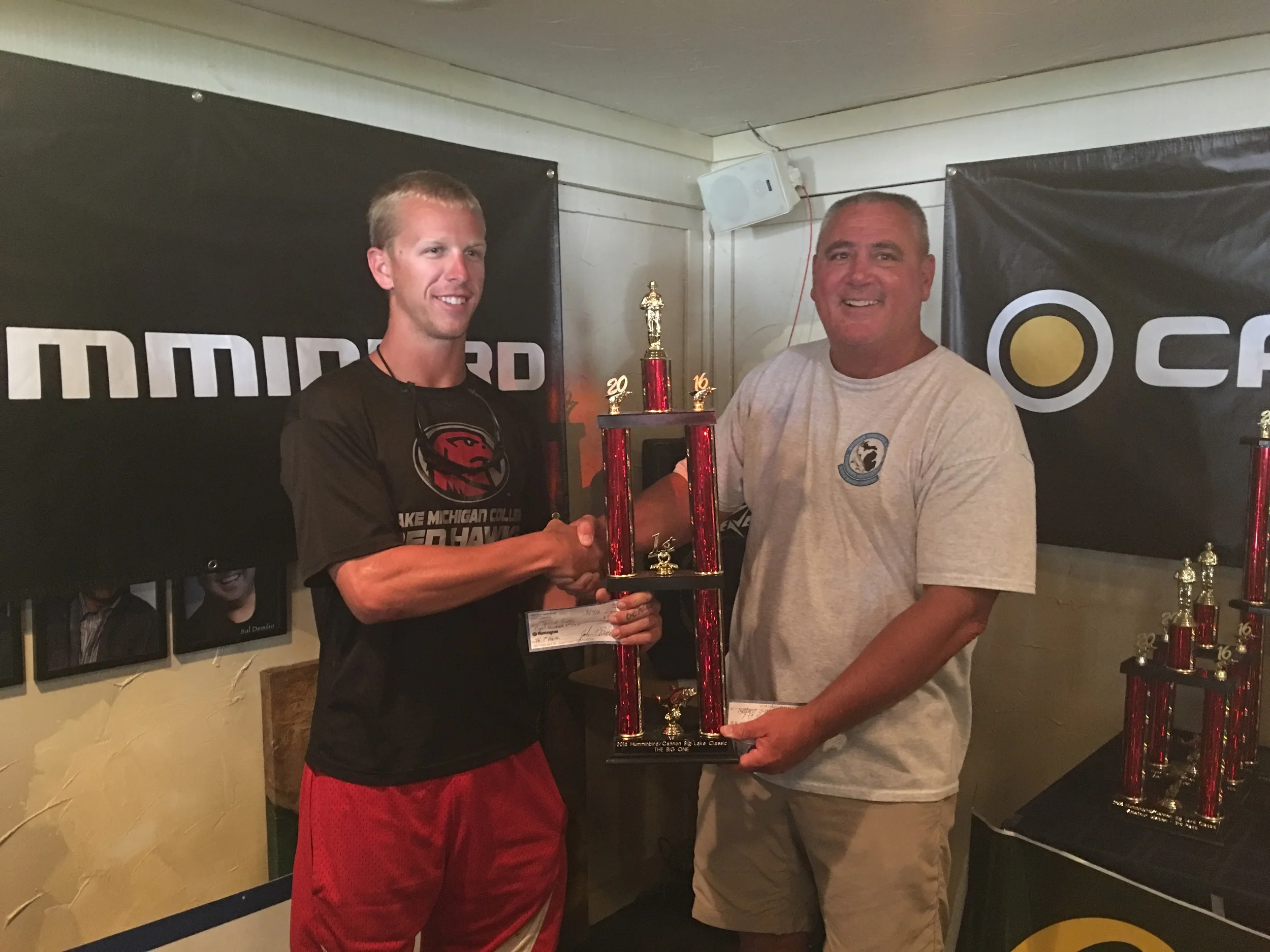 2016 The Big One Champs: (tie) Giv N The Bird & Jameson (24.60 pound Kings)