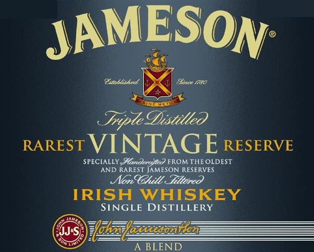 Jameson 18 Year Old Whiskey