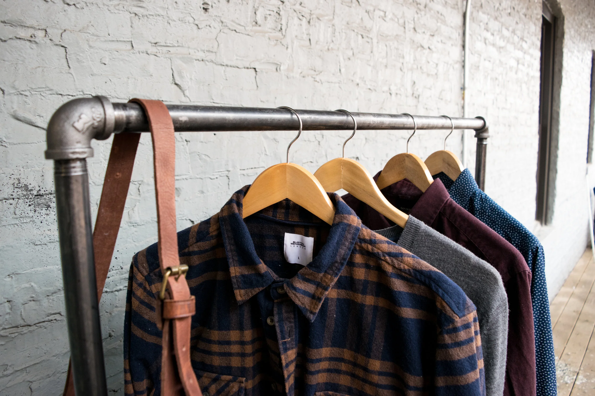 DIY Industrial Pipe Clothing Rack —