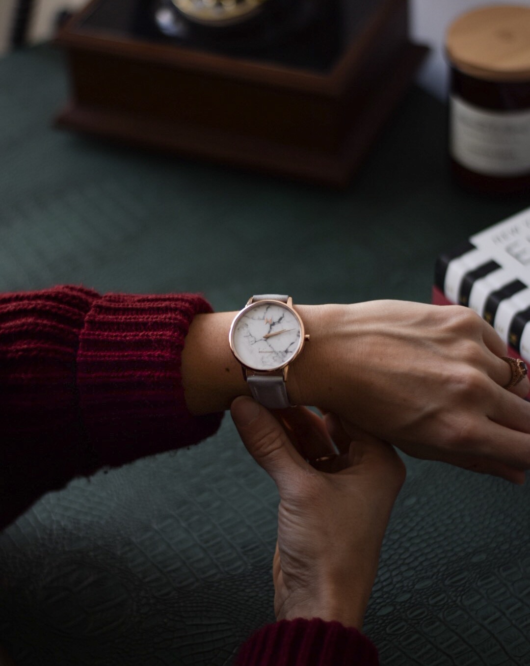 beverly marble watch