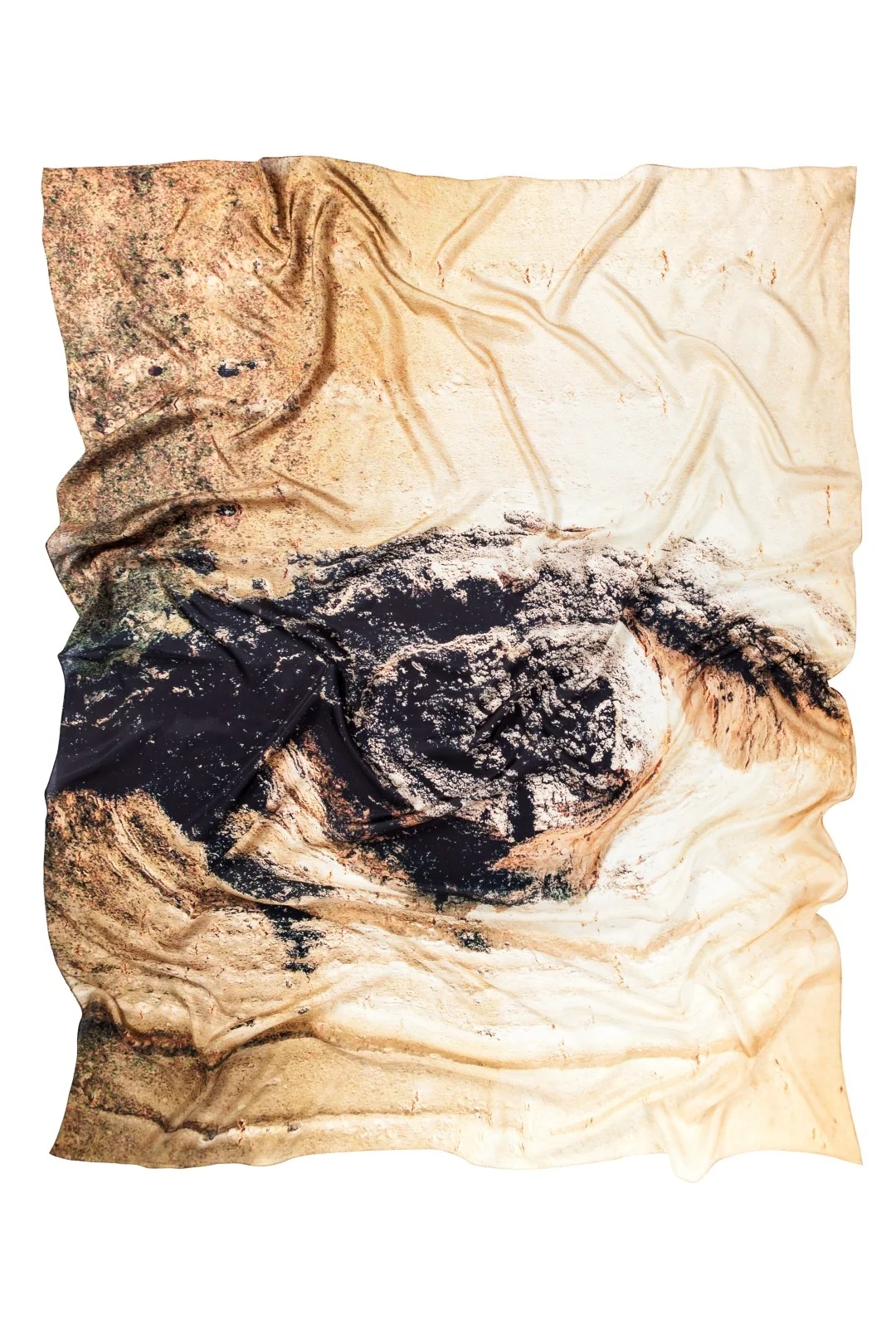 Victoria Smyth photography Golden Eye extra large silk scarf