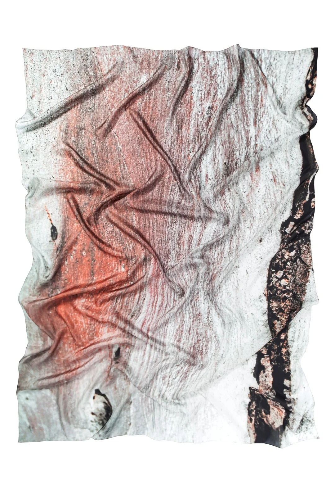 Victoria Smyth photography Eucalyptus Bark Silver Linings extra large silk scarf