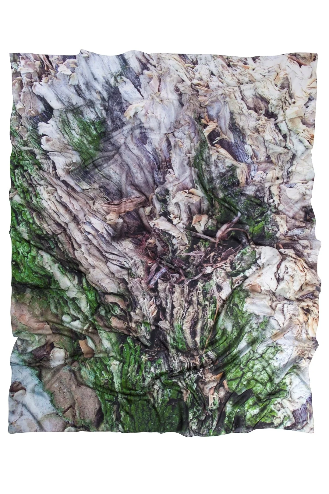 Victoria Smyth photography Paperbark extra large silk scarf green