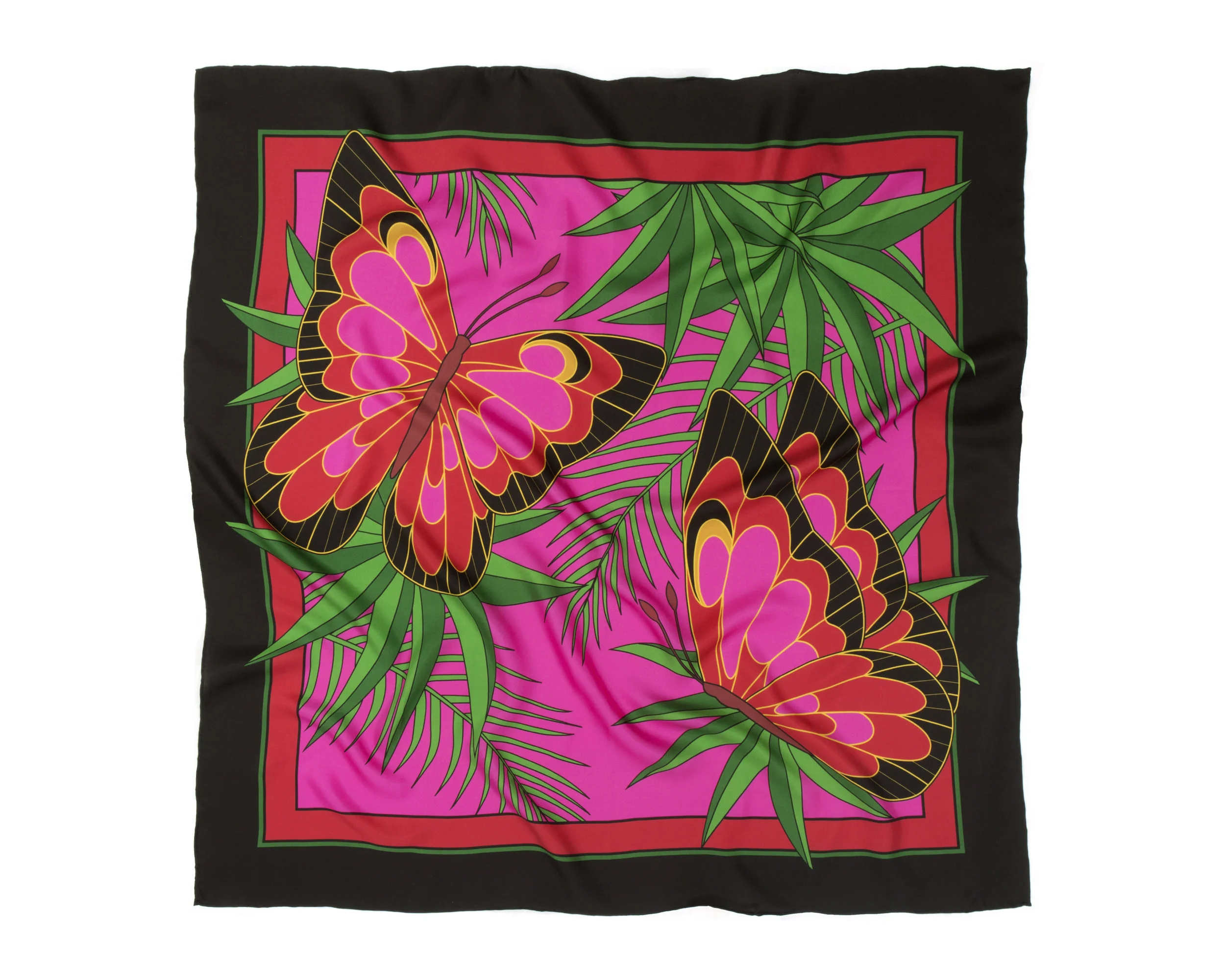 Amanda Testa for Skarfe Butterflies silk scarf