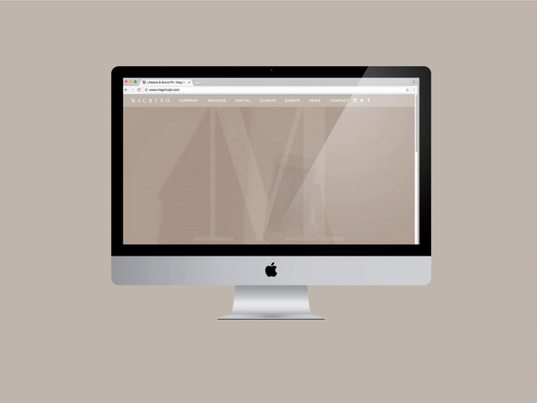 Website redesign Helped give art/brand direction, and designed assets for new website. Website designed by Hy Quality. magrinopr.com