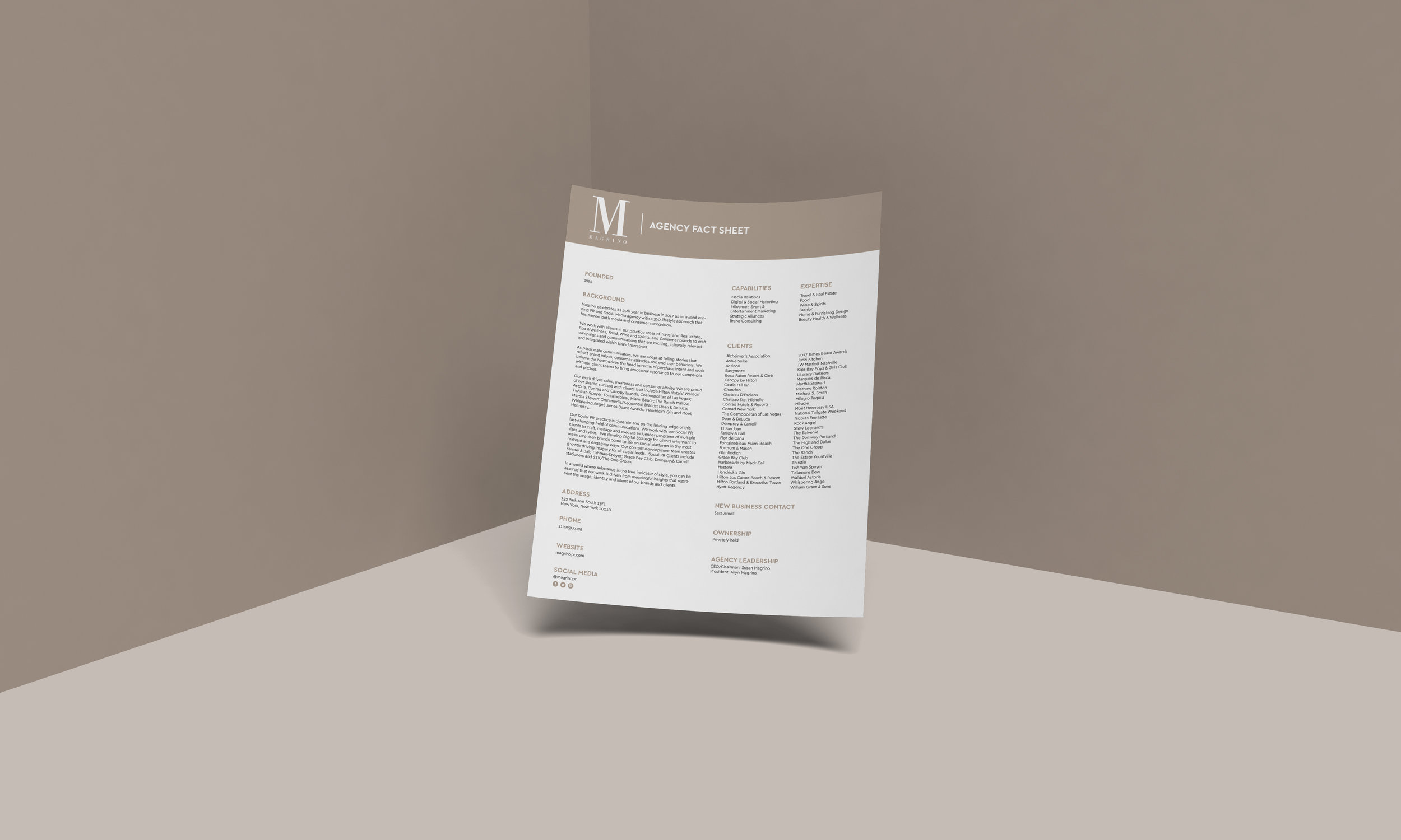 INTERNAL DOCUMENTS/FACT SHEETS