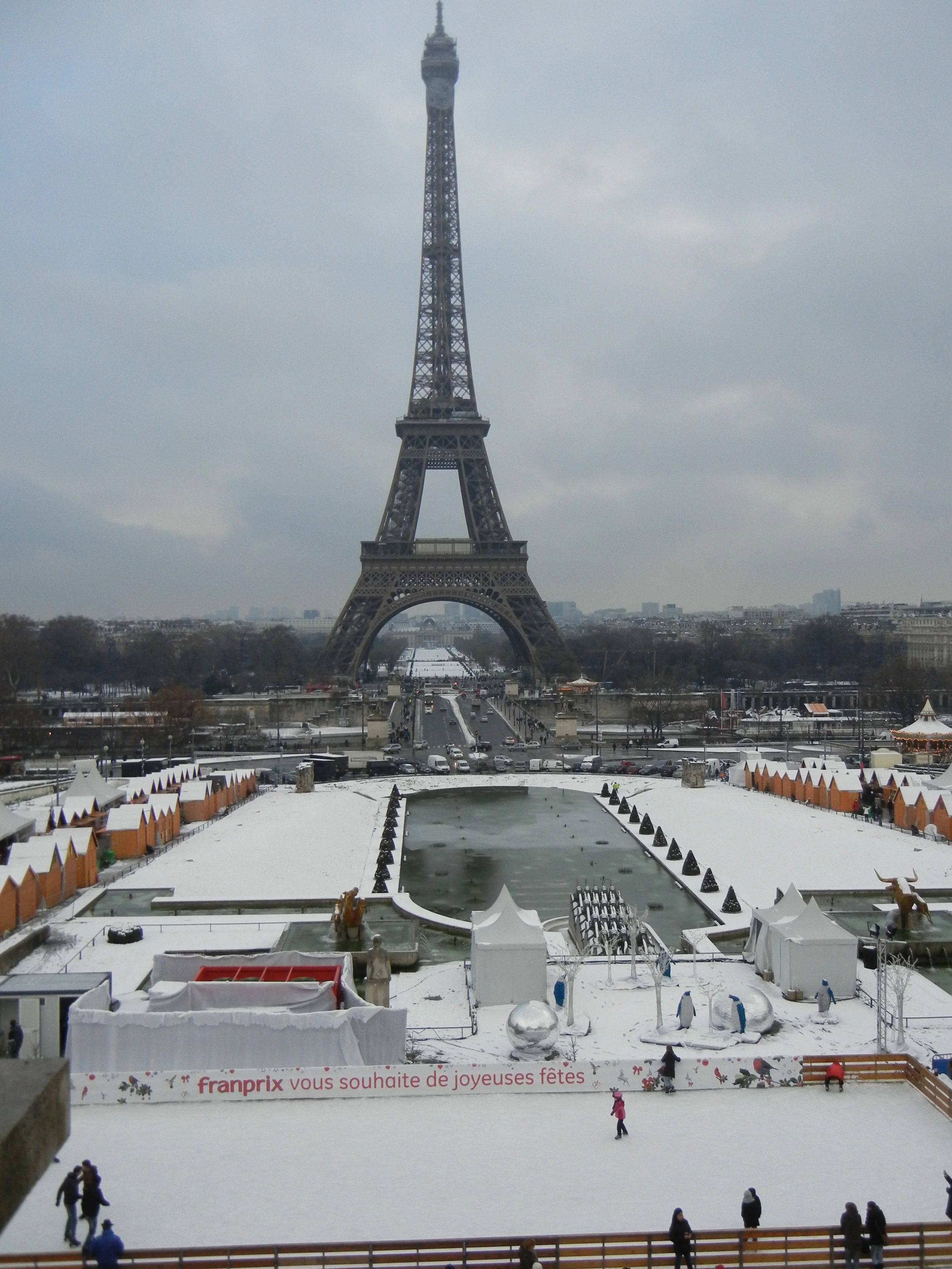 Eiffel Tower from Tracadero Stairs