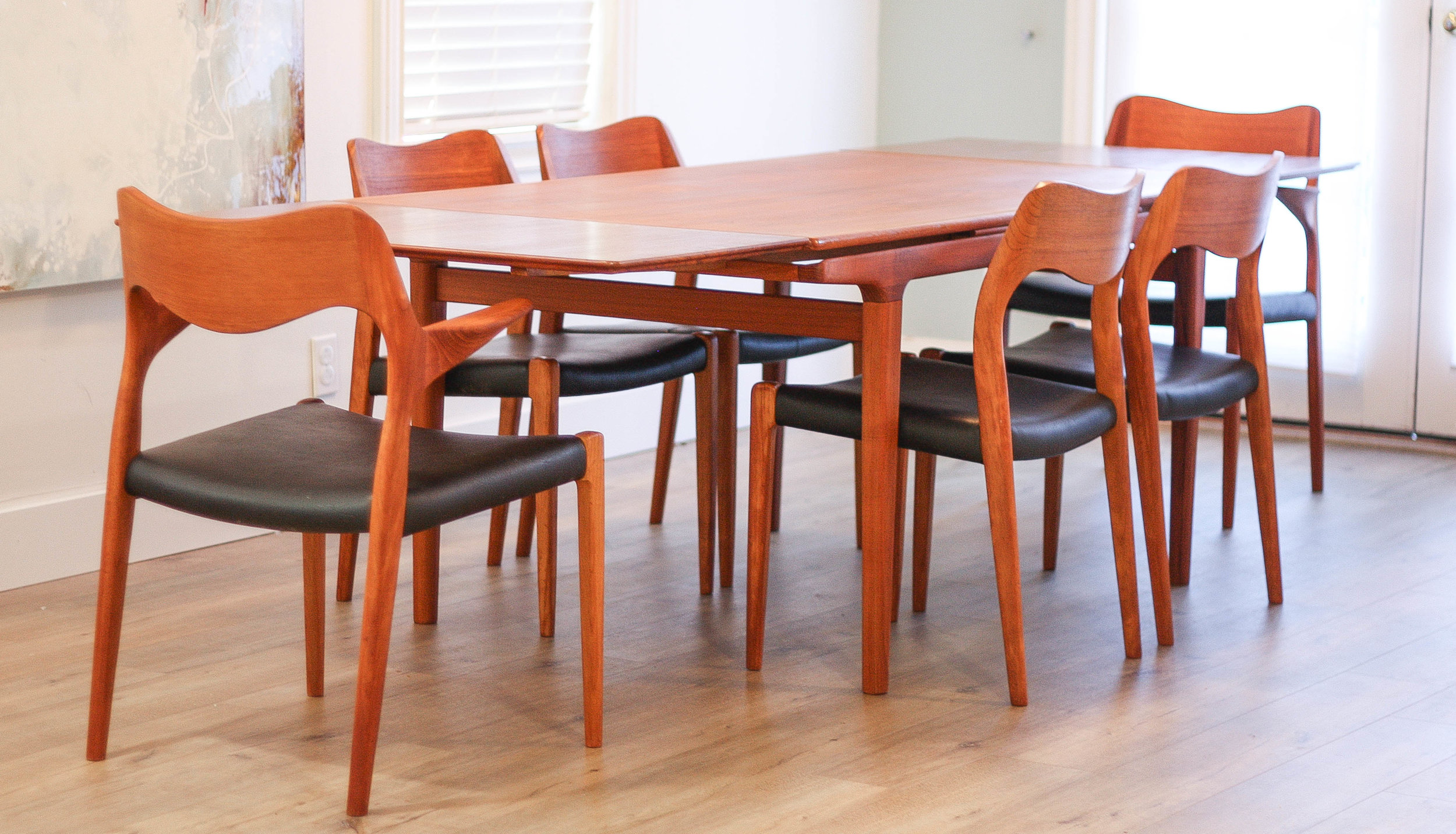 Johannes Andersen Teak Extension Dining Table Seats 10 Johannes Andersen Teak Extension Dining Table Seats 10