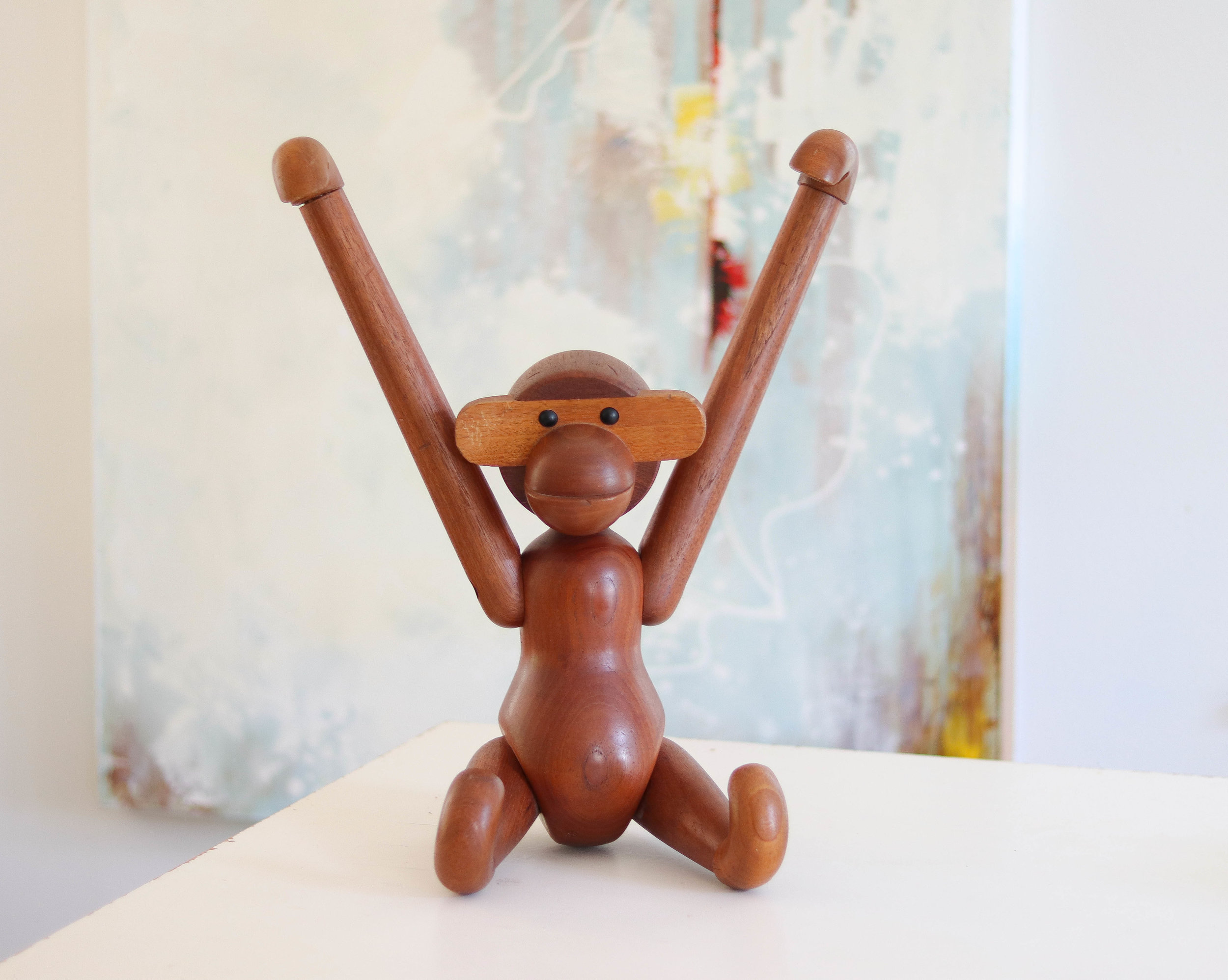 Vintage Kay Bojesen Large Monkey — Mid And Mod