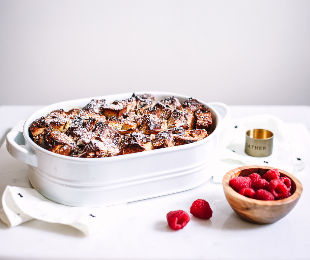 Cinnamon Challah French Toast Casserole — Feast & Fable