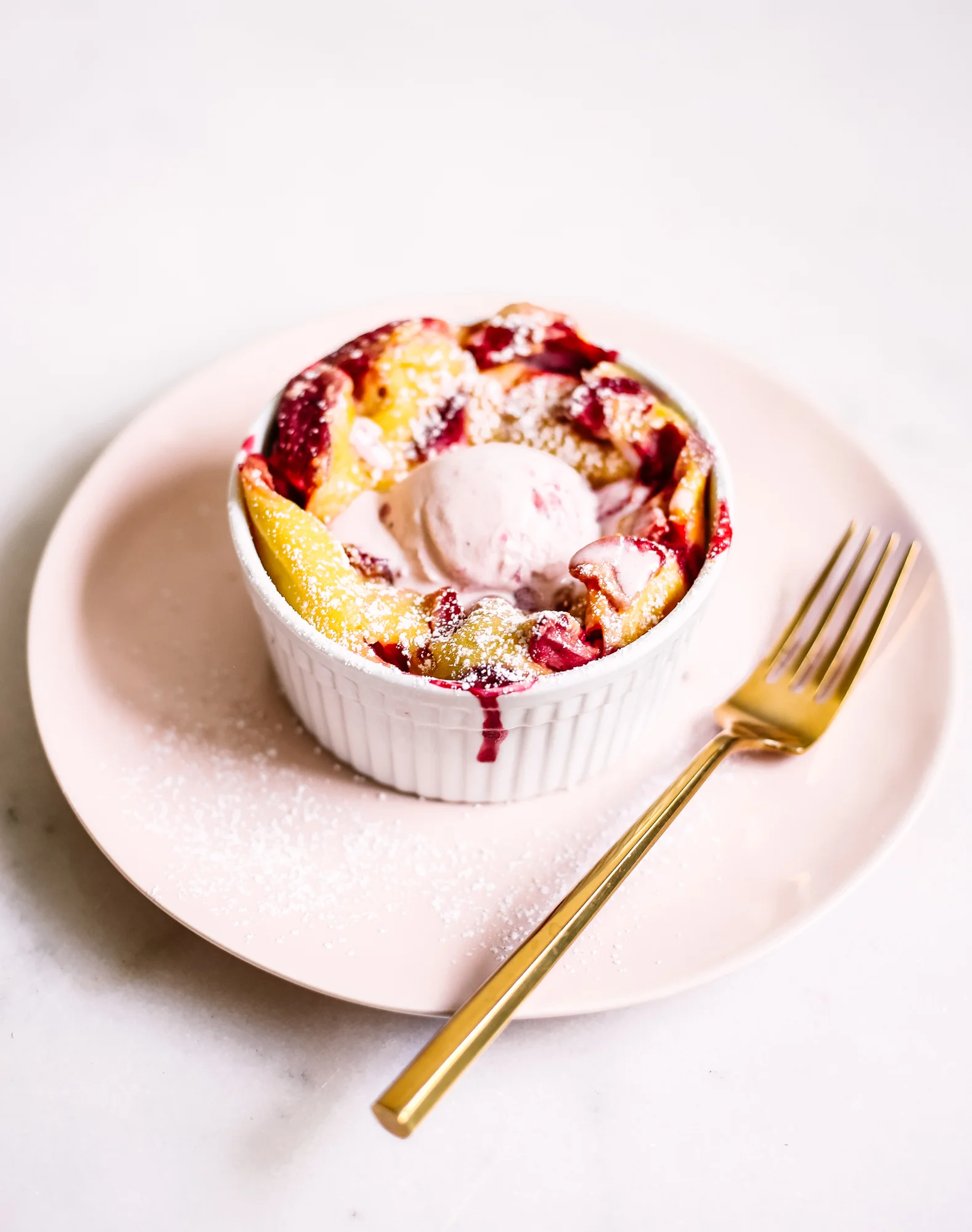 Chef Richard's Strawberry Clafoutis